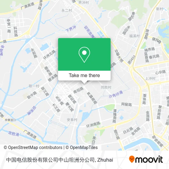 中国电信股份有限公司中山坦洲分公司 map