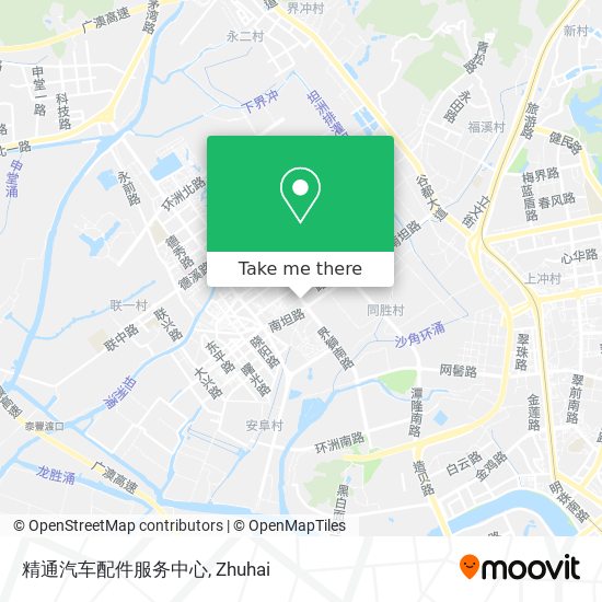 精通汽车配件服务中心 map