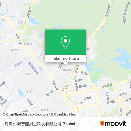 珠海尔康智能厨卫科技有限公司 map
