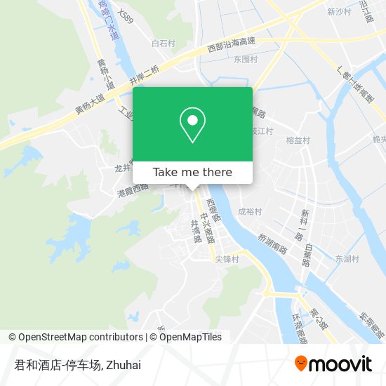 君和酒店-停车场 map