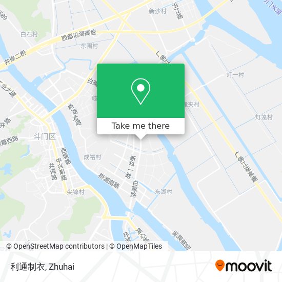 利通制衣 map