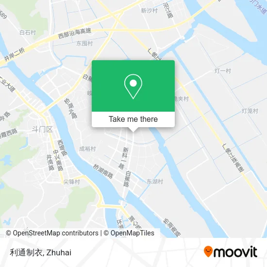 利通制衣 map