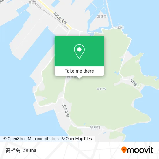 高栏岛 map