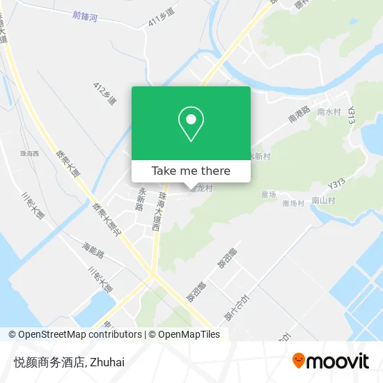 悦颜商务酒店 map