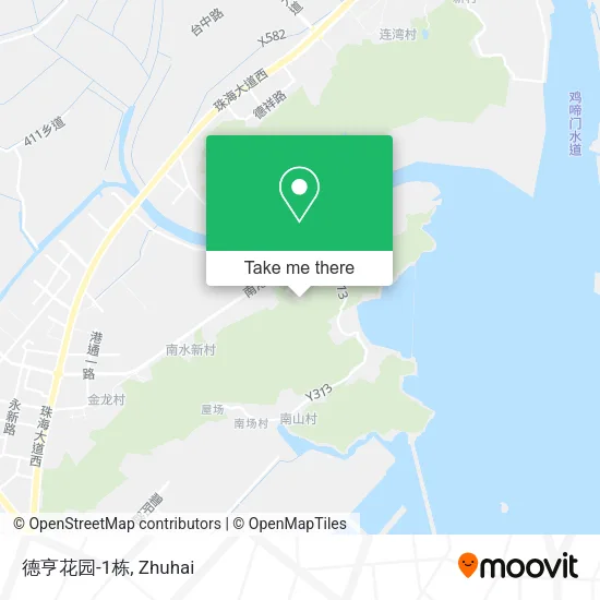 德亨花园-1栋 map