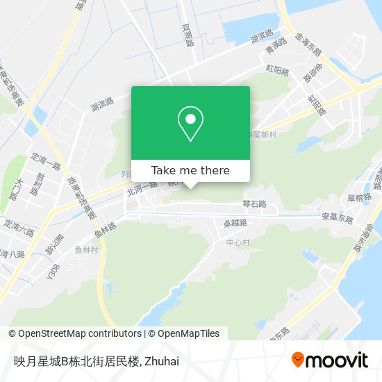 映月星城B栋北街居民楼 map