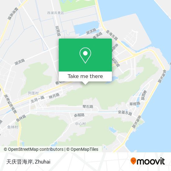 天庆晋海岸 map