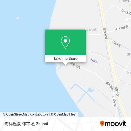 海洋温泉-停车场 map