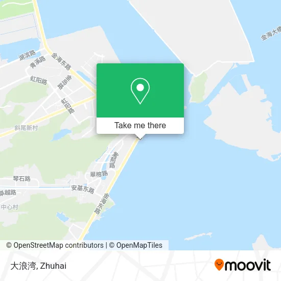 大浪湾 map