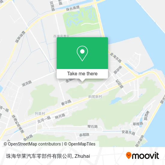 珠海华莱汽车零部件有限公司 map