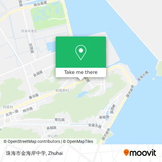 珠海市金海岸中学 map