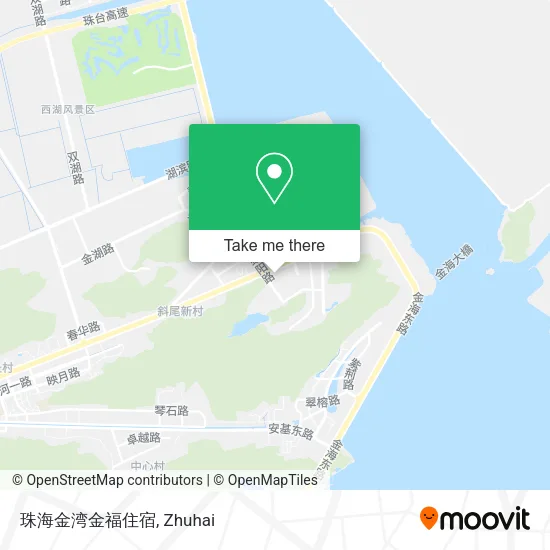 珠海金湾金福住宿 map