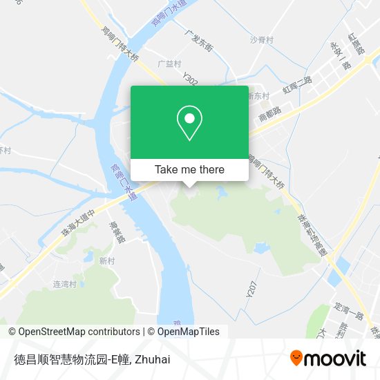 德昌顺智慧物流园-E幢 map