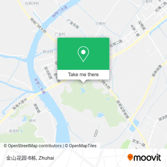 金山花园-8栋 map