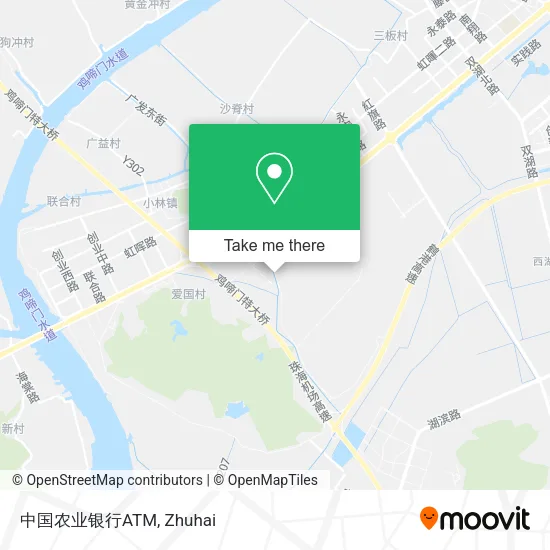 中国农业银行ATM map