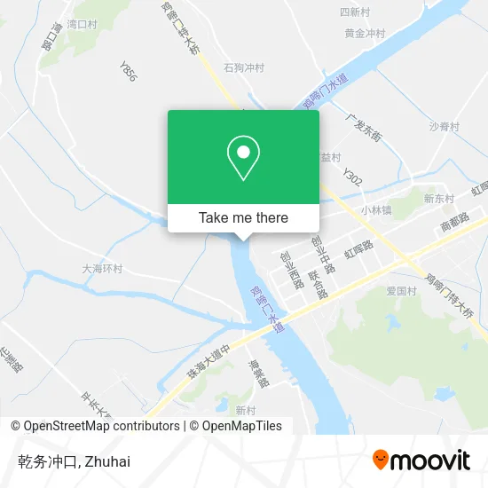 乾务冲口 map