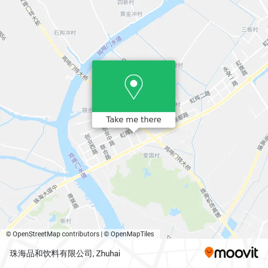 珠海品和饮料有限公司 map