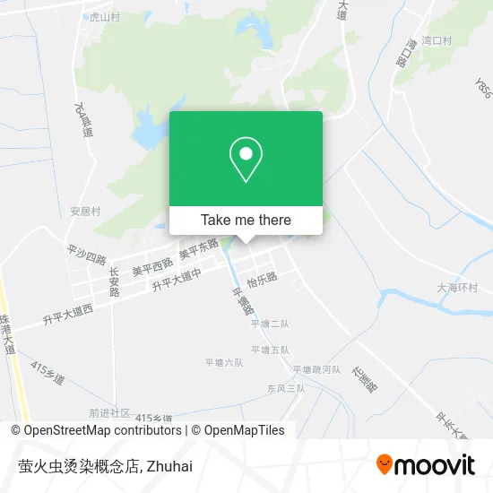 萤火虫烫染概念店 map