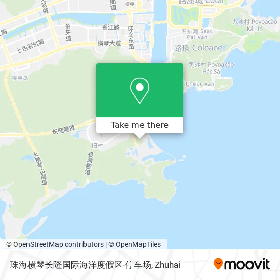 珠海横琴长隆国际海洋度假区-停车场 map