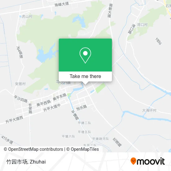 竹园市场 map