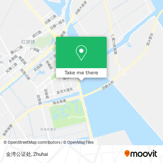 金湾公证处 map