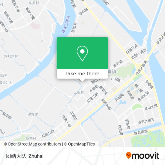 团结大队 map