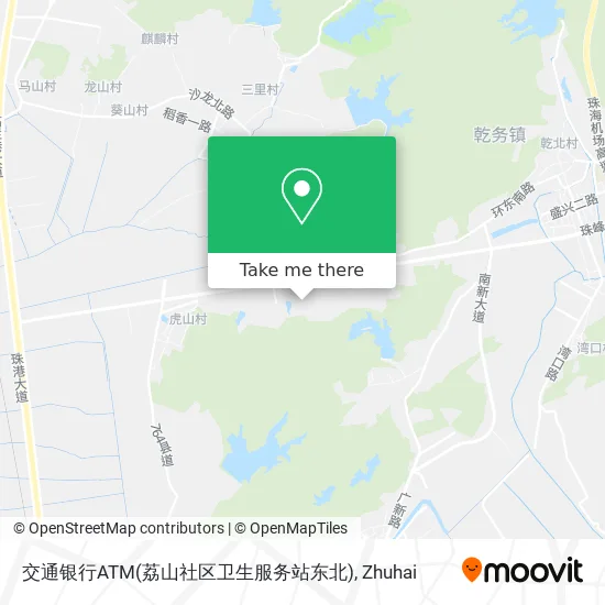 交通银行ATM(荔山社区卫生服务站东北) map