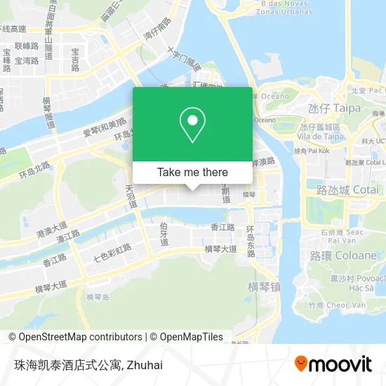 珠海凯泰酒店式公寓 map