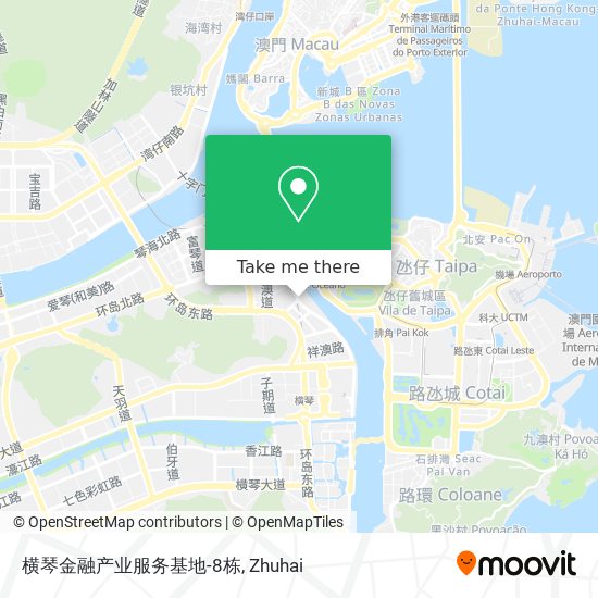 横琴金融产业服务基地-8栋 map