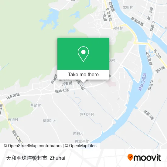 天和明珠连锁超市 map