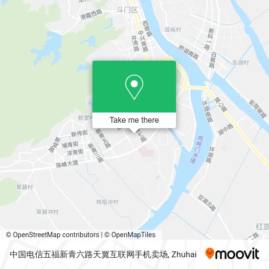 中国电信五福新青六路天翼互联网手机卖场 map