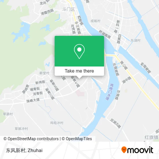东风新村 map