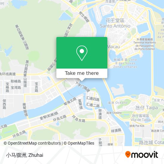 小马骝洲 map
