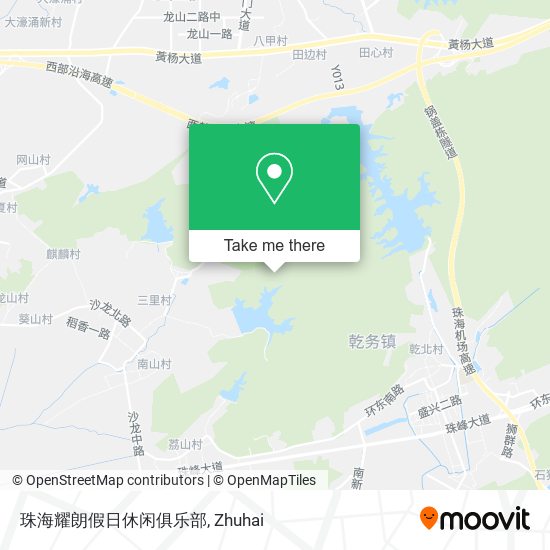 珠海耀朗假日休闲俱乐部 map