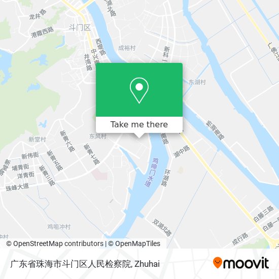 广东省珠海市斗门区人民检察院 map