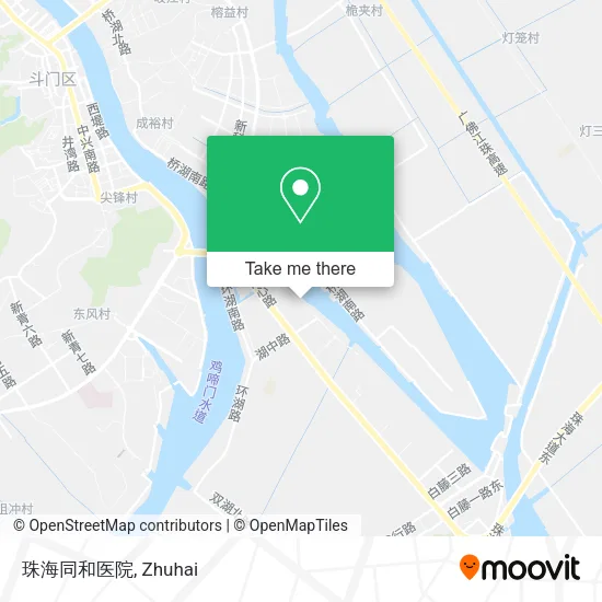 珠海同和医院 map