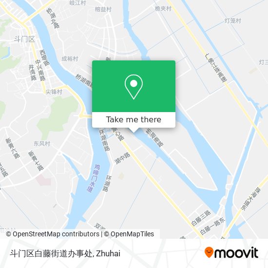 斗门区白藤街道办事处 map