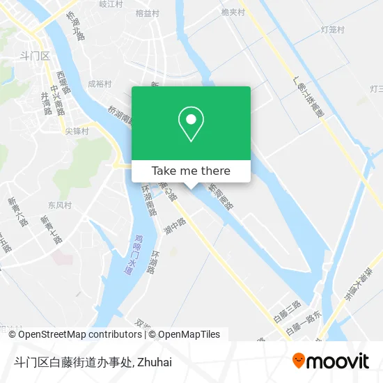斗门区白藤街道办事处 map