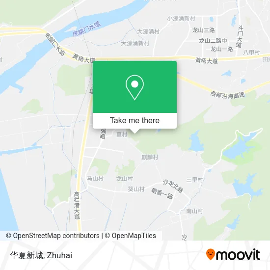华夏新城 map