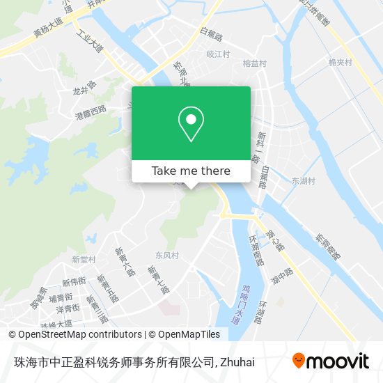 珠海市中正盈科锐务师事务所有限公司 map