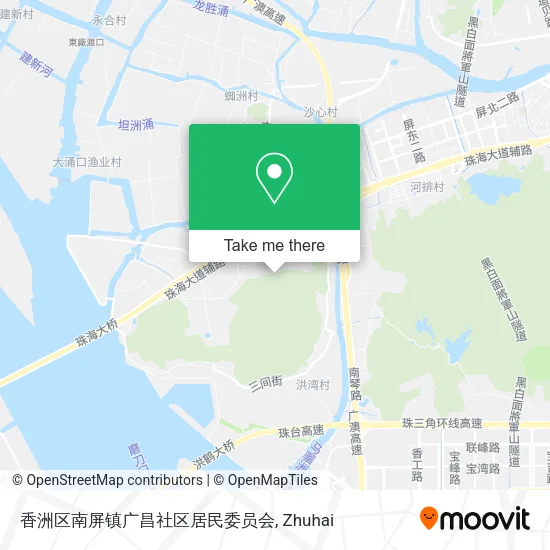 香洲区南屏镇广昌社区居民委员会 map