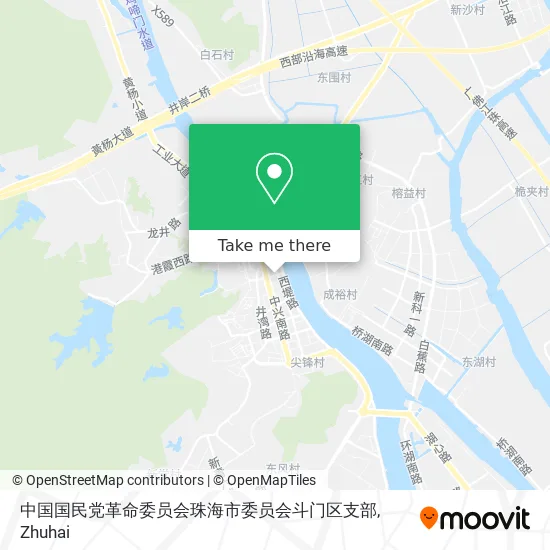 中国国民党革命委员会珠海市委员会斗门区支部 map