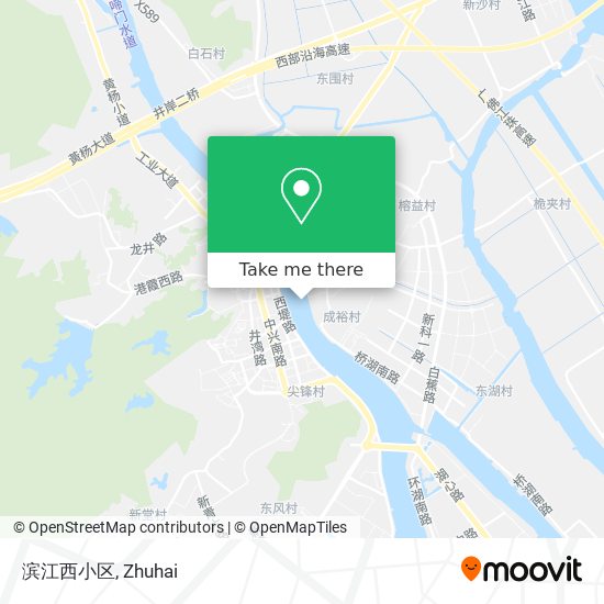 滨江西小区 map