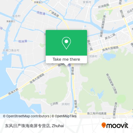 东风日产珠海南屏专营店 map