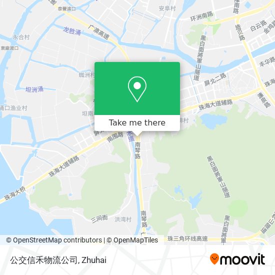 公交信禾物流公司 map