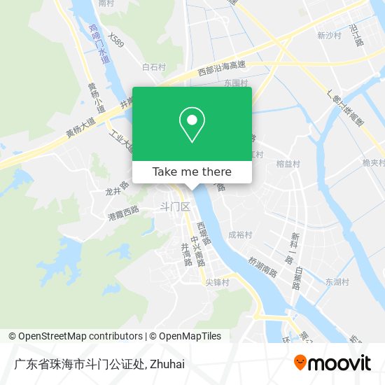 广东省珠海市斗门公证处 map