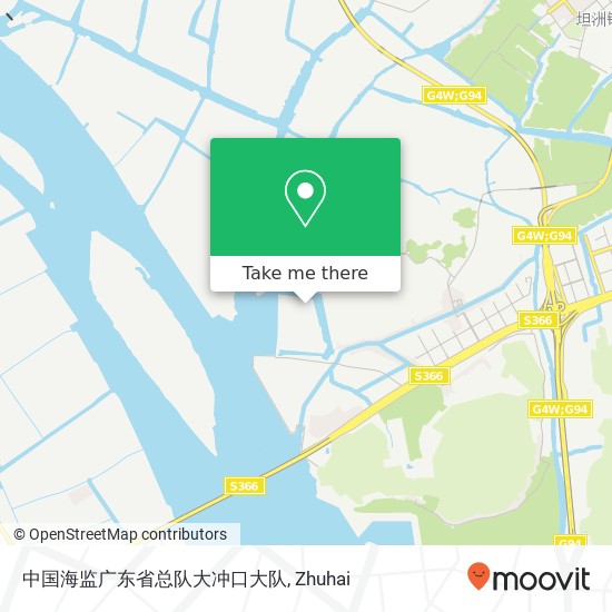 中国海监广东省总队大冲口大队 map