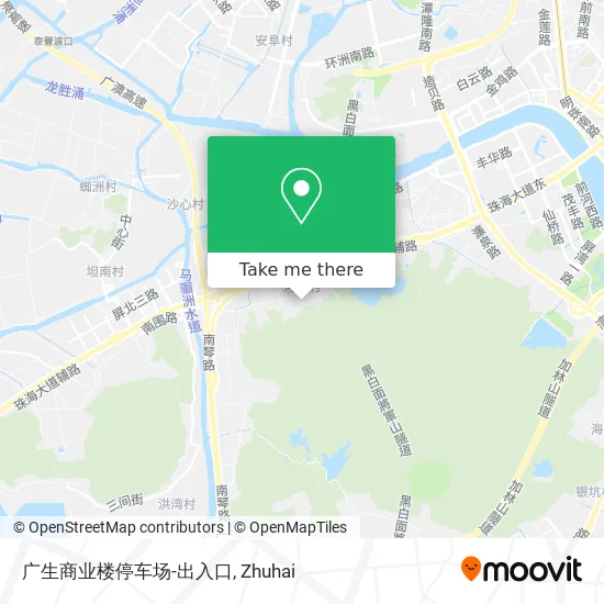 广生商业楼停车场-出入口 map