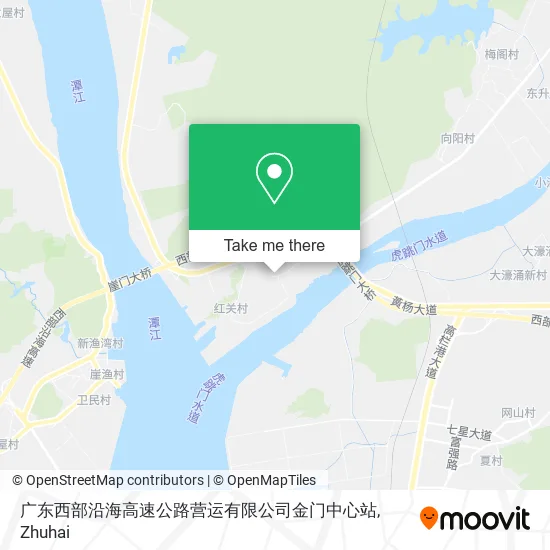 广东西部沿海高速公路营运有限公司金门中心站 map