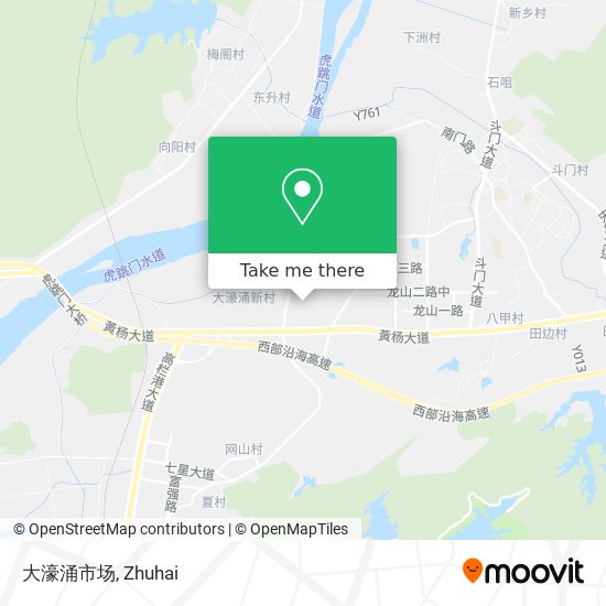 大濠涌市场 map